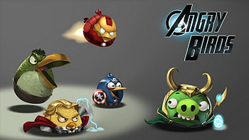 Angry Birds, Feathered frenzy, Fowl fun, Avian adventure HD wallpaper