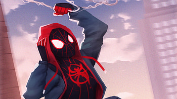 Spider Man Miles Morales, spiderman-into-the-spider-verse, spiderman, superheroes, artwork, artist, digital-art, artstation HD wallpaper