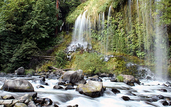 Moss brae falls, waterfalls, nature HD wallpaper