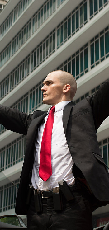 Rupert Friend, Hitman Agent 47 movie, Crime thriller, Action-packed adventure HD phone wallpaper