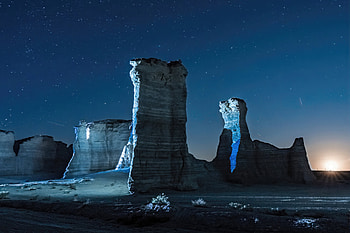 Monument Rocks Kansas, nature, graphy HD wallpaper