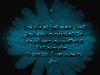 Loved by you, blue, love HD wallpaper