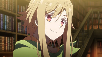 Radiant Library Smile - Tsuyokute New Saga, Anime, Tsuyokute New Saga HD wallpaper