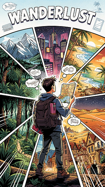 Wanderlust: Pocket Odyssey, Mapbound Dreams, City & Shore Escape HD phone wallpaper