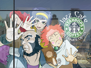 Cowboy Bebop, dog, gilr, anime, boys HD wallpaper