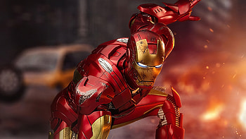 Iron Man Ready, iron-man, superheroes, digital-art, artwork HD wallpaper