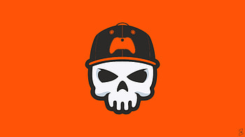 Gamer Skull Minimal , games, skull, minimalism, minimalist HD wallpaper
