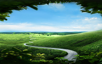 Landscape Path, nature, landscape HD wallpaper