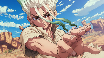 Senku Ishigami from Dr. Stone, Anime, Dr. Stone, Senku Ishigami HD wallpaper