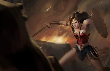 Art New Wonder Woman, wonder-woman, superheroes, artist, artwork, digital-art HD wallpaper
