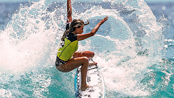 Motivational, Surfer, Surfing, Water Splashing, Surfer Girl, Alana Blanchard, Alana HD wallpaper