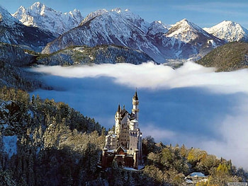 Neuschwanstein, germany, castle, bayern HD wallpaper