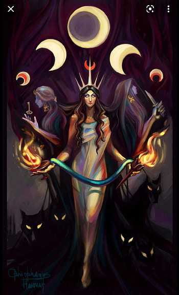 Hecate, art, supernatural_creature HD phone wallpaper