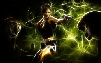 LAURA-CROFT-DIGITAL, beautiful, abstract, lovely, fantasy HD wallpaper