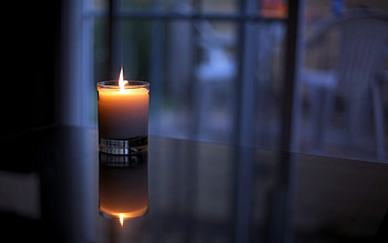 Candle light quit night HD wallpaper