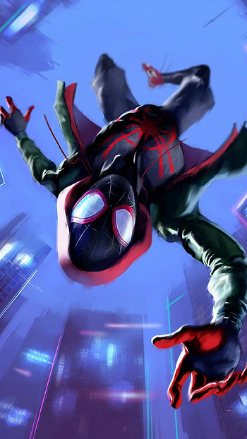 Spider-Man: Into the Spider-Verse, Thrilling , Spectacular animation, Marvel heroes HD phone wallpaper