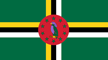 Dominica flag , , High resolution, Flag HD wallpaper