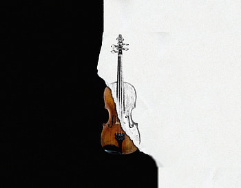 Music, violin, art HD wallpaper