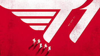 Abstract Red and White Emblem - T1, video game, T1, esports HD wallpaper
