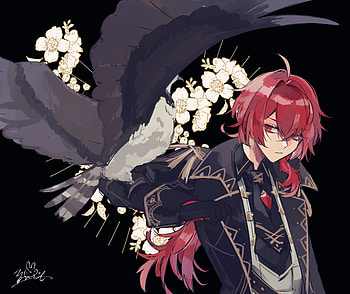 Diluc (Genshin Impact), Genshin Impact, Video Game HD wallpaper