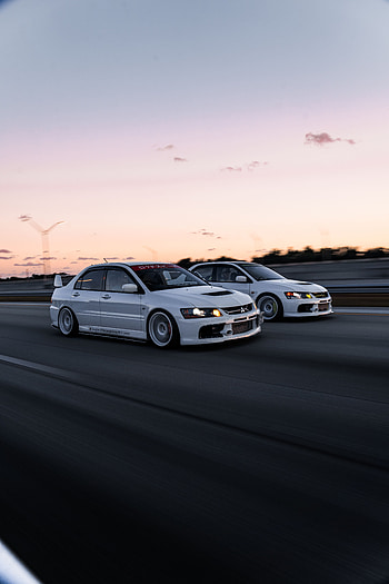 car, Mitsubishi Lancer Evolution IX HD phone wallpaper