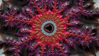 Trippy Psychedelic Fractal, colorful, colors, artistic, Abstract, fractal HD wallpaper