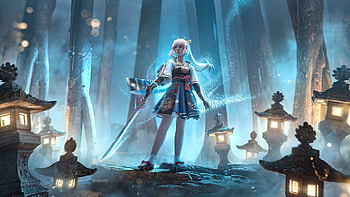 Ayaka In Genshin Impact 2024, genshin-impact, games, 2024-games, cosplay, video-games, artstation HD wallpaper