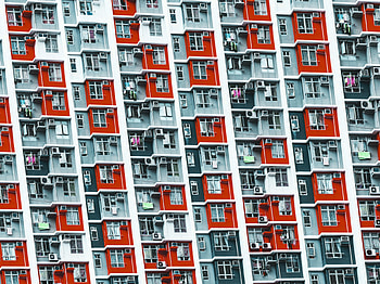 Windows, Building, Miscellanea, Miscellaneous, Wall, Apartments, Facade HD wallpaper