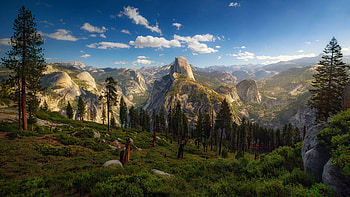 mountains, cool, nature, fun HD wallpaper