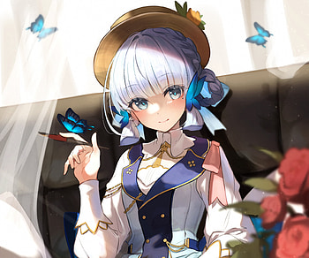 Kamisato Ayaka, Kamisato Ayaka (Genshin Impact), video game, Genshin Impact HD wallpaper