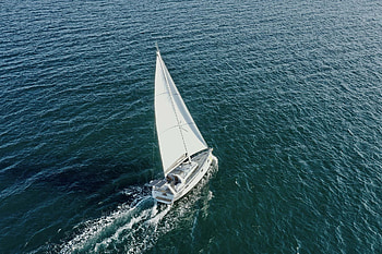 Sail boat travels, Ovni 400, High-performance sailboat, Adventurous journey HD wallpaper