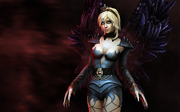 Vampire, fantasy, game, blood knights, girl HD wallpaper
