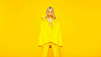 Billie Eilish, Yellow , , and s HD wallpaper