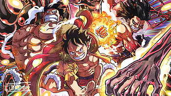 Monkey D. Luffy, Monkey D. Luffy, Gear Fourth, Anime, One Piece HD wallpaper