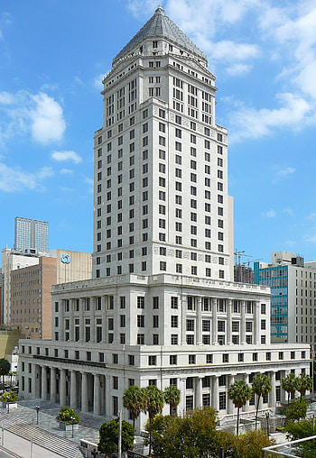 Dade County Courthouse, Miami HD phone wallpaper