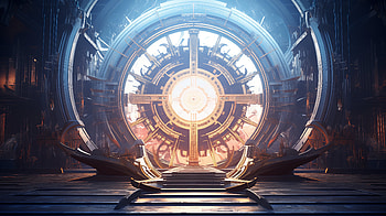 Futuristic Stargate Structure, Stargate, Sci Fi, Structure, futuristic HD wallpaper
