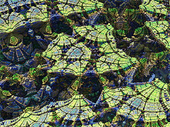 Mandelbulb 3D - Pothole, pattern, psychedelic, trippy, Abstract, fractal HD wallpaper