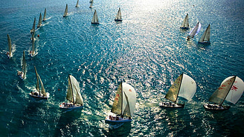 Sea, Swimming, Miscellanea, Miscellaneous, Lot, Sail HD wallpaper
