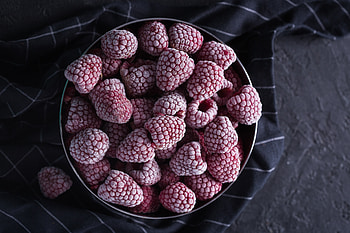Food, Berries, Frozen, Malin HD wallpaper