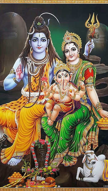Bholenath Ki , Cute, Little Ganesha HD phone wallpaper