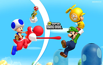 Super Mario Bros., , Mario adventure, Mushroom power-ups HD wallpaper