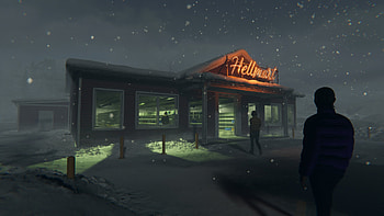 Hellmart Nightfall — Abandoned Game Shop, Video Game, Shop HD wallpaper
