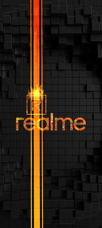 Realme orange, xiaomi, pantalla, samsung, naranja, logo, fondos HD phone wallpaper