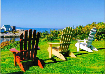 Chairs on Beach, cool HD wallpaper