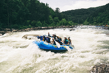 Wasser rafting schwimmer, Boot sport abenteuer, Gefahr erholung, Extreme sport HD wallpaper