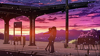 Close To You, kiss, love, couple, artist, artwork, digital-art HD wallpaper