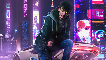 Somewhere In 2077, cyberpunk, reflection, artist, artwork, digital-art, artstation HD wallpaper