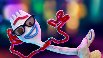 Forky in Toy Story 4 HD wallpaper