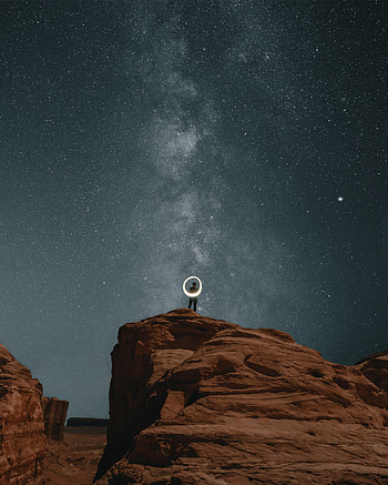 Alone, Nature, Night, Canyon, Rocks, Loneliness, Lonely HD phone wallpaper