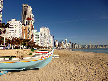 Nature, Beach, Sand, Building, Canoe, Resort HD wallpaper